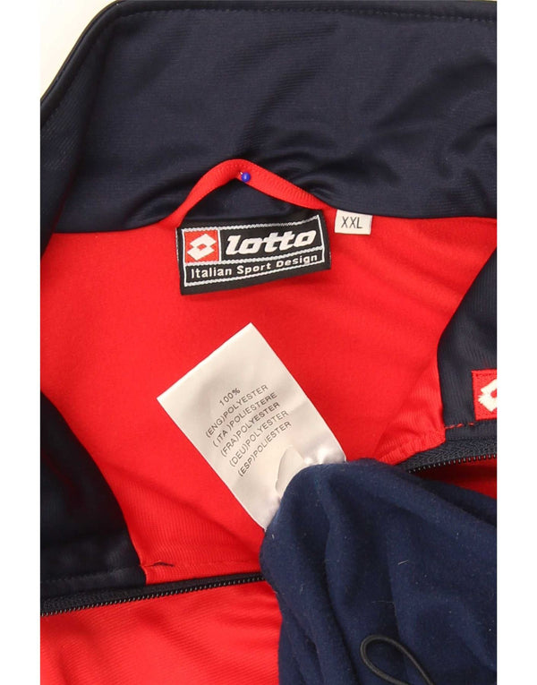 Lotto Mens Graphic Chándal Top Chaqueta 2XL Multicolor Colorblock