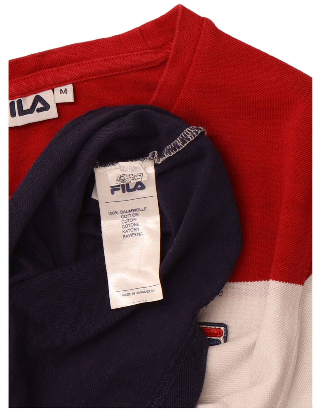 FILA Camiseta para mujer Top UK 40 Medio Algodón multicolor con bloques de color
