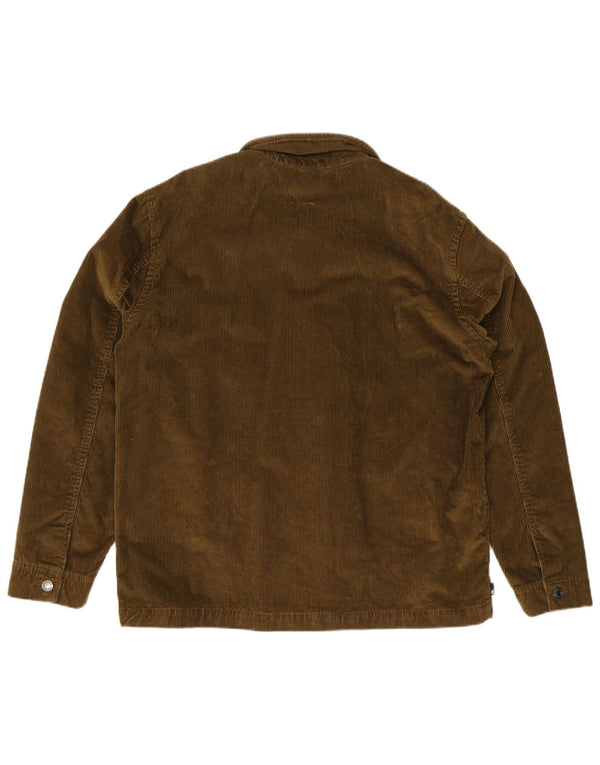 Timberland Chaqueta de pana para hombre Reino Unido 40 Grande Caqui Algodón
