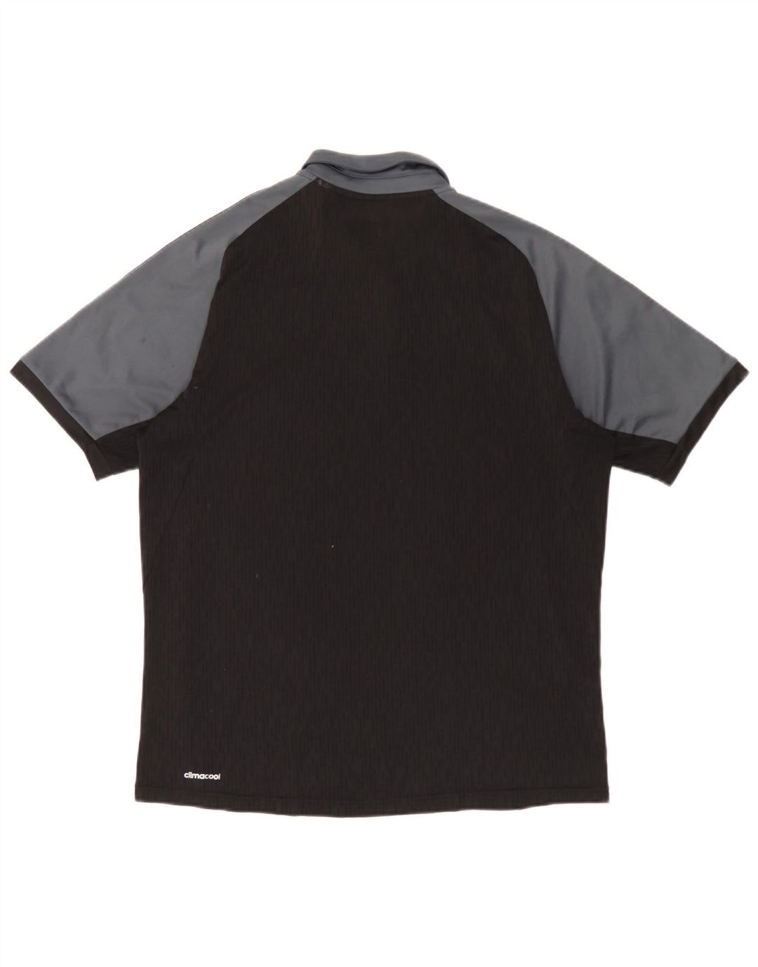 Adidas Polo Climacool para hombre, color negro mediano, color block