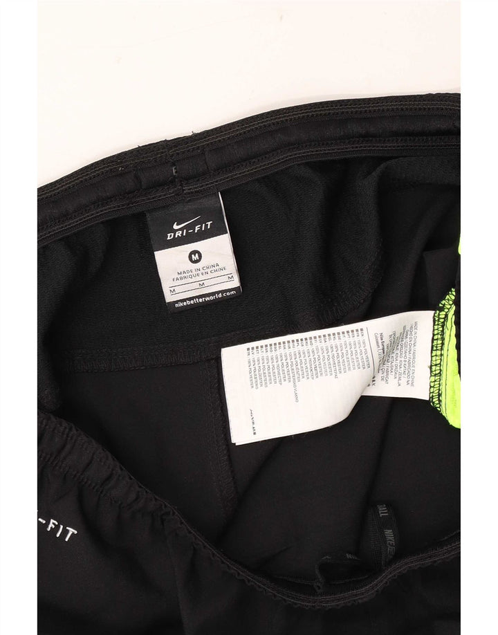 Pantalones cortos deportivos Nike Dri Fit para hombre Poliéster color block negro mediano