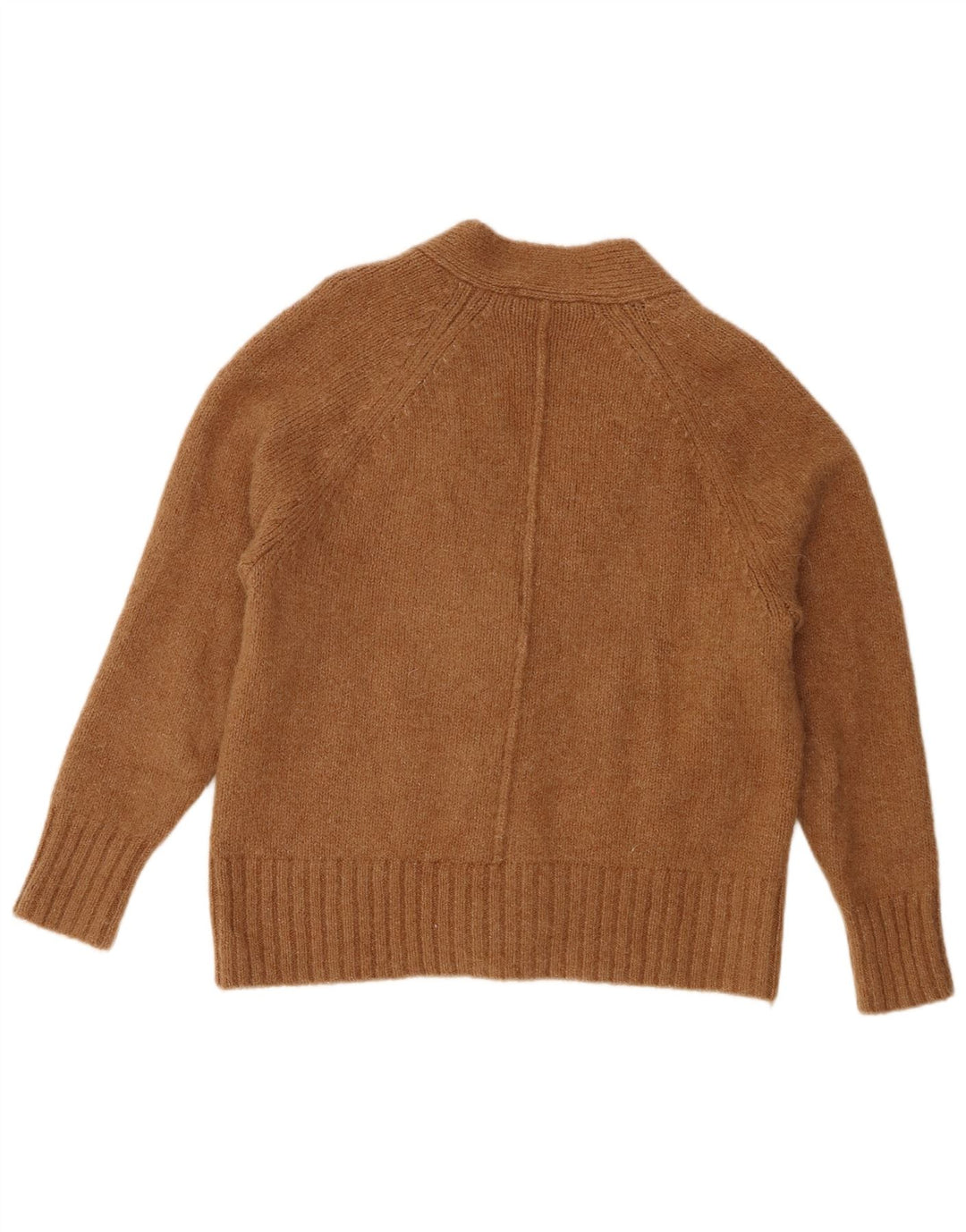 Zara Mujer Suéter Cárdigan Extragrande UK 10 Small Marrón