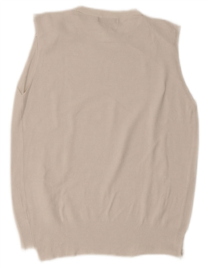 Zara Mujer Crop Vest Tank Top Reino Unido 44 Grande Blanco