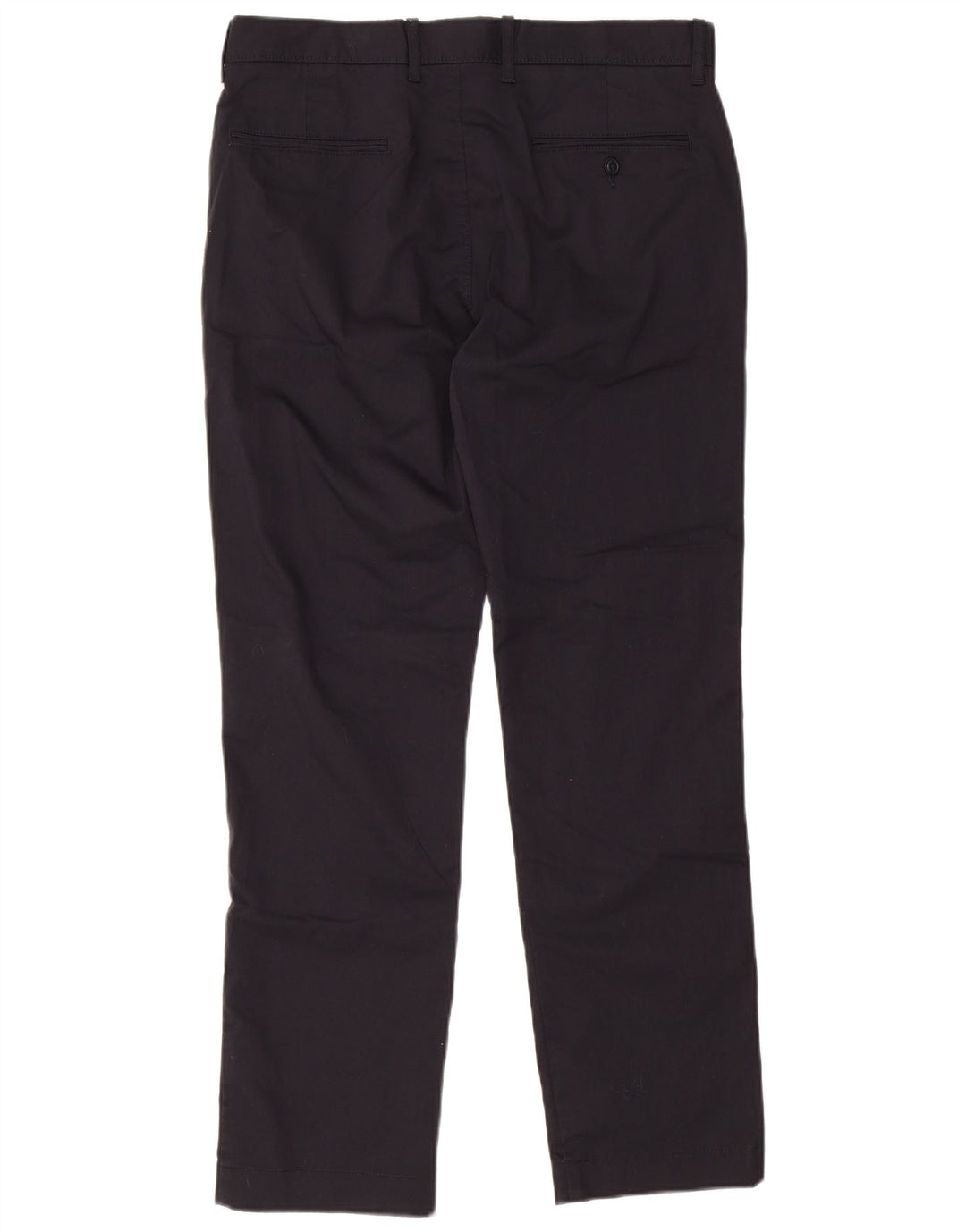 J. Crew Pantalón chino recto elástico para hombre W31 L30 Poliéster azul marino