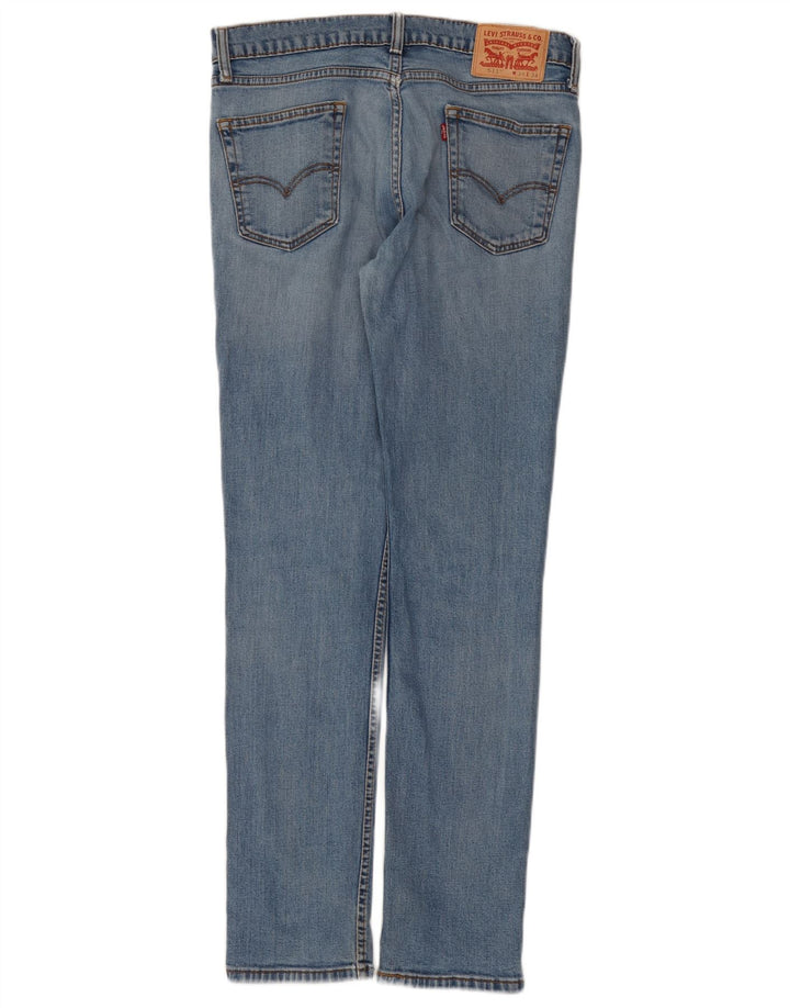 Levi's Hombre 511 Slim Jeans W34 L34 Algodón Azul