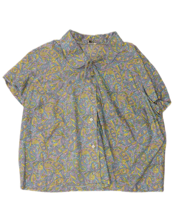 Stella Blusa de manga corta para mujer EU 48 2XL Multicolor Paisley