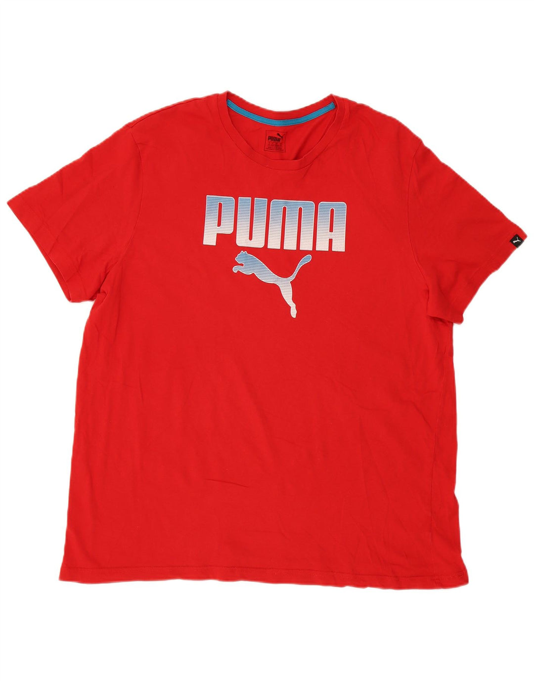 Puma Camiseta gráfica para hombre Top 2XL Rojo