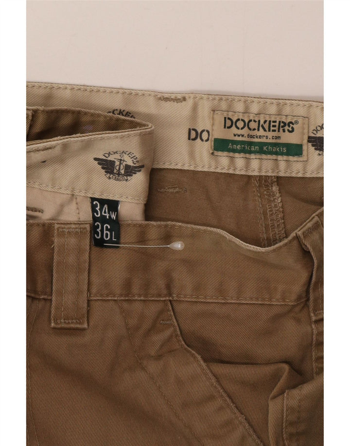 Dockers Pantalones Cargo Rectos Caquis Para Hombre W34 L32 Caqui