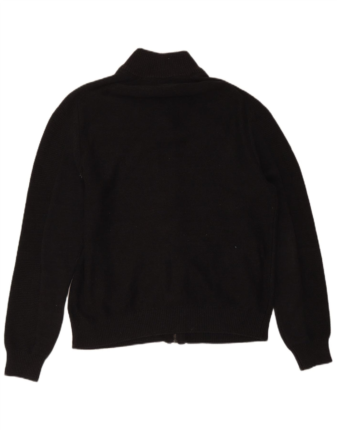 Guess Cárdigan con cremallera completa para hombre UK 40 Medium Black Cotton