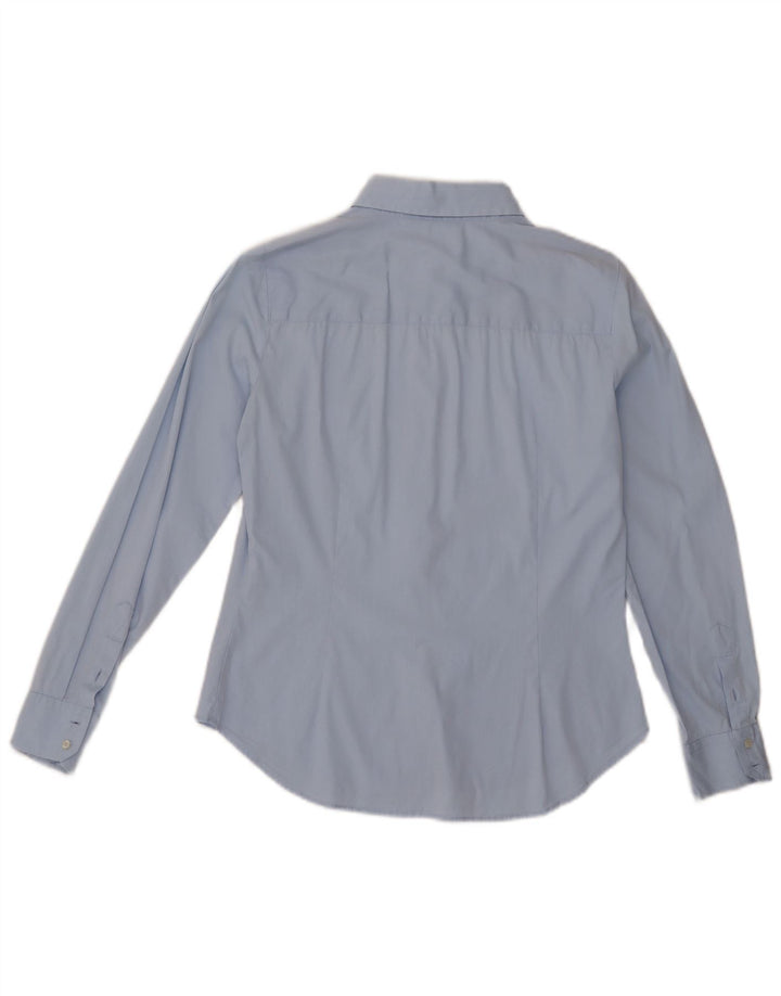 Camisa ZARA Mujer UK 40 Algodón Azul Medio