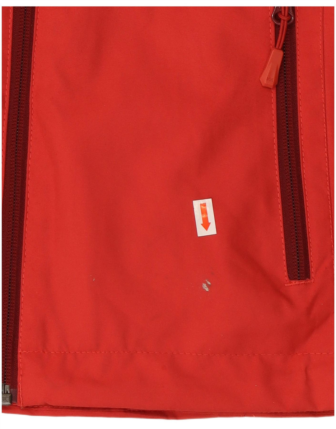 HELLY HANSEN Chaqueta cortavientos gráfica para mujer UK 44 Poliéster rojo mediano