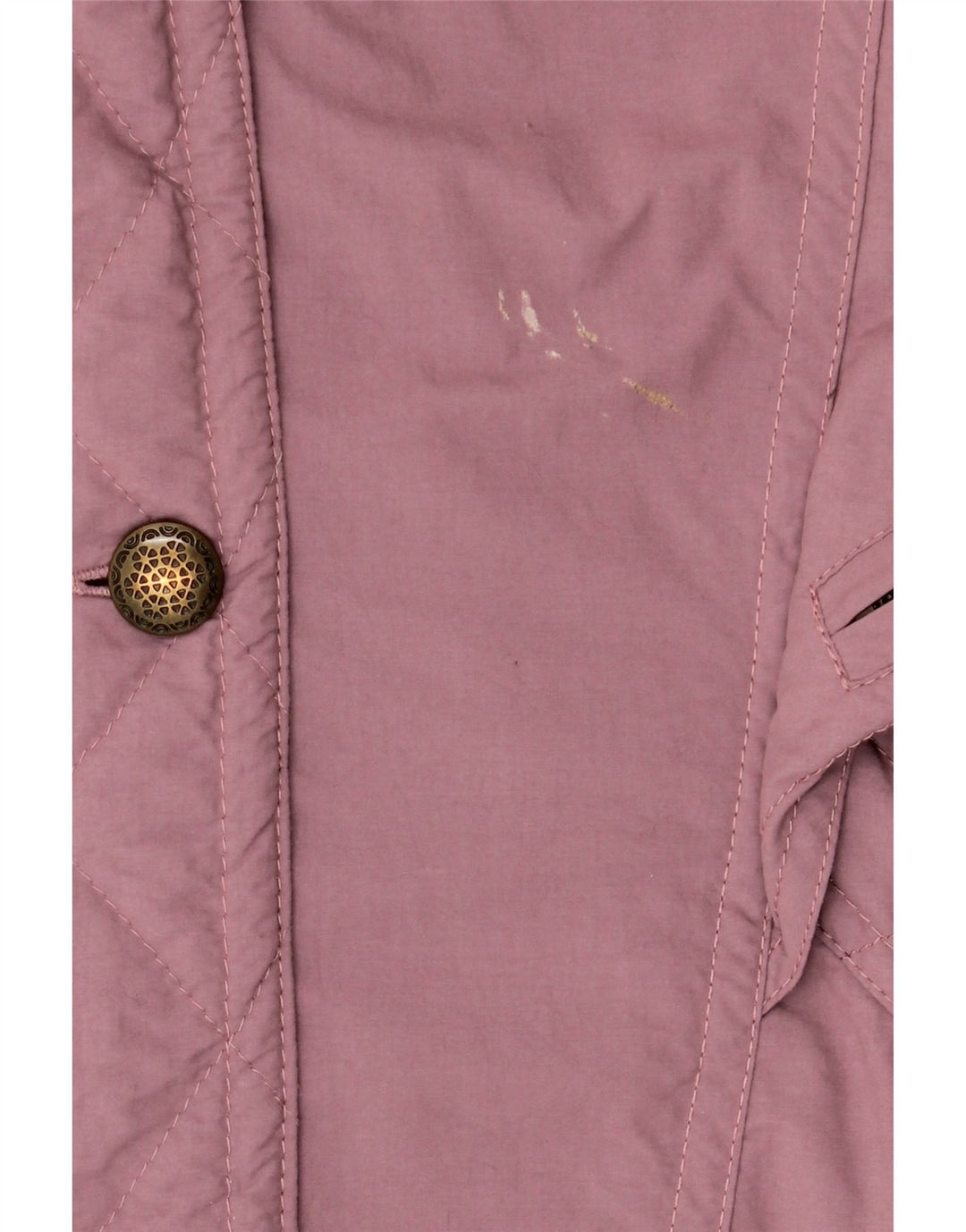 VINTAGE Abrigo cortavientos con capucha para mujer EU 42 Poliéster morado grande