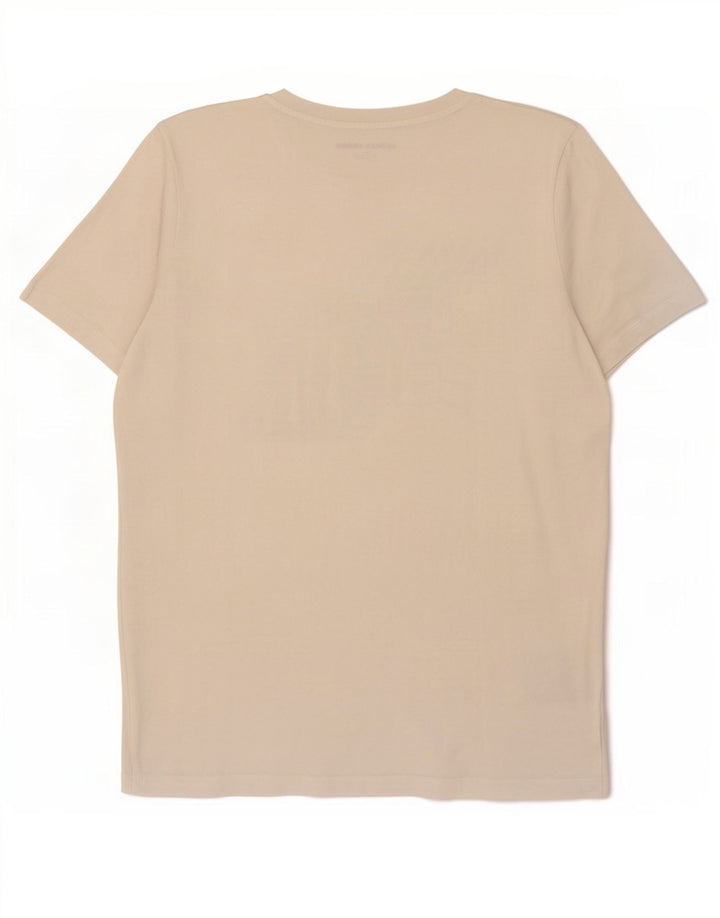 Jack & Jones Hombre Camiseta Gráfica Top Medium Blanco Algodón
