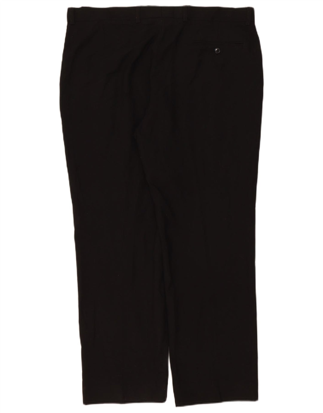 Marks & Spencer Pantalón de traje a medida para hombre W38 L29 Poliéster negro