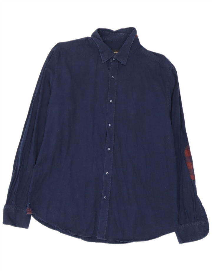 Camisa Massimo Dutti Hombre XL Azul Marino