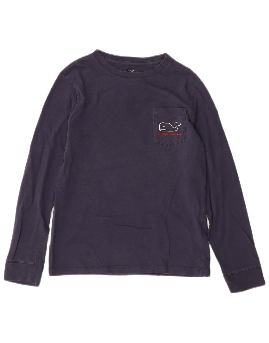 VINEYARD VINES Camiseta gráfica para niños de manga larga 8-9 años Pequeño Azul Navidad