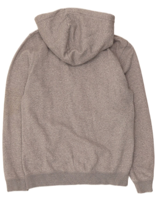 Jack Wills Mens Zip Hoodie Sweater Medium Grey Flecked Cotton