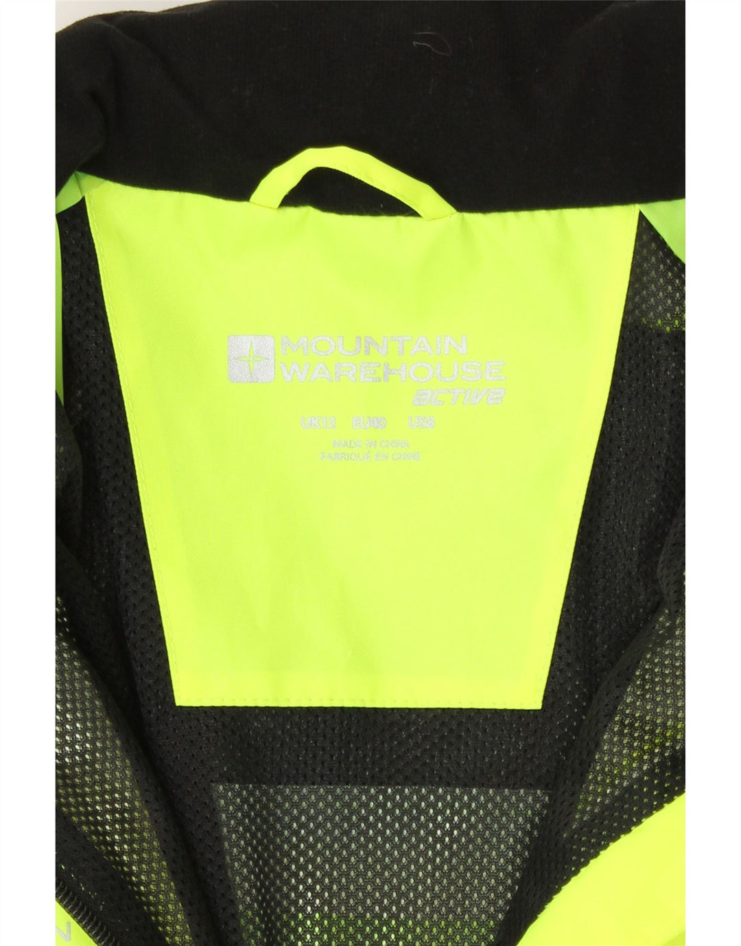 Chaqueta impermeable para mujer Mountain Warehouse UK 40 Medium Yellow Colourblock