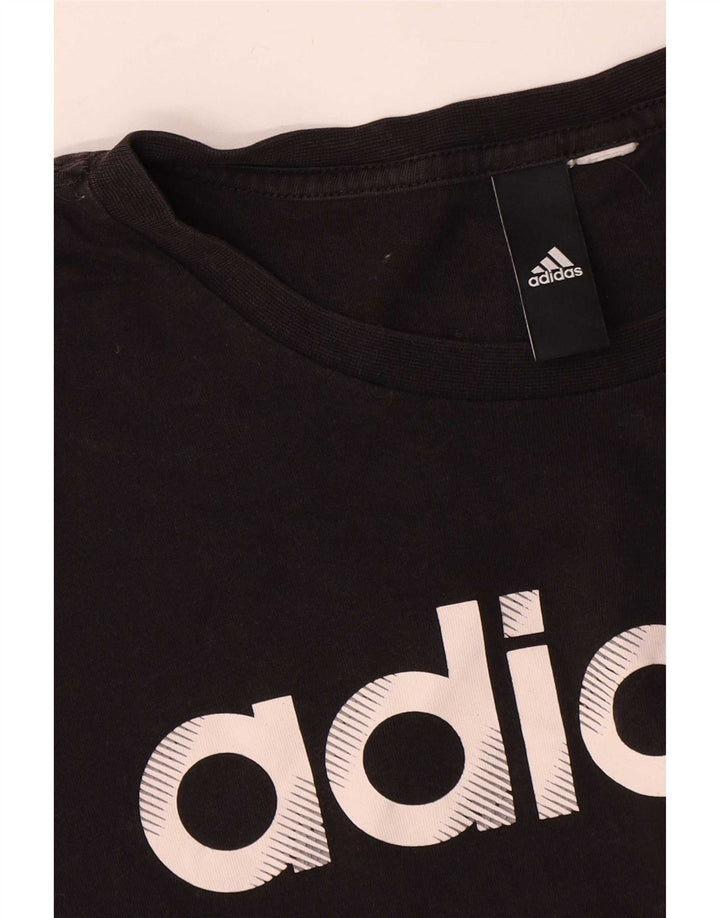 Adidas - Camiseta gráfica para hombre, talla mediana, color negro