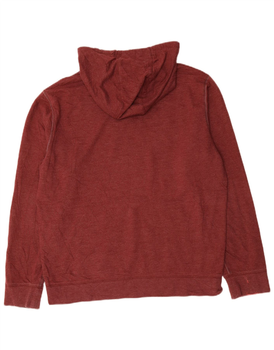 EDDIE BAUER Jersey con capucha para hombre de algodón burdeos medio