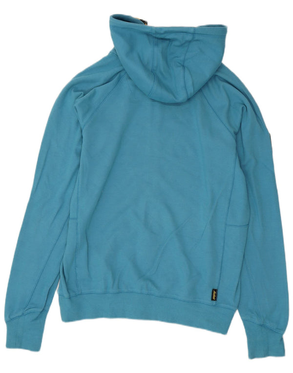 Snickers Mens Graphic Zip Hoodie Sweater Medium Blue Cotton