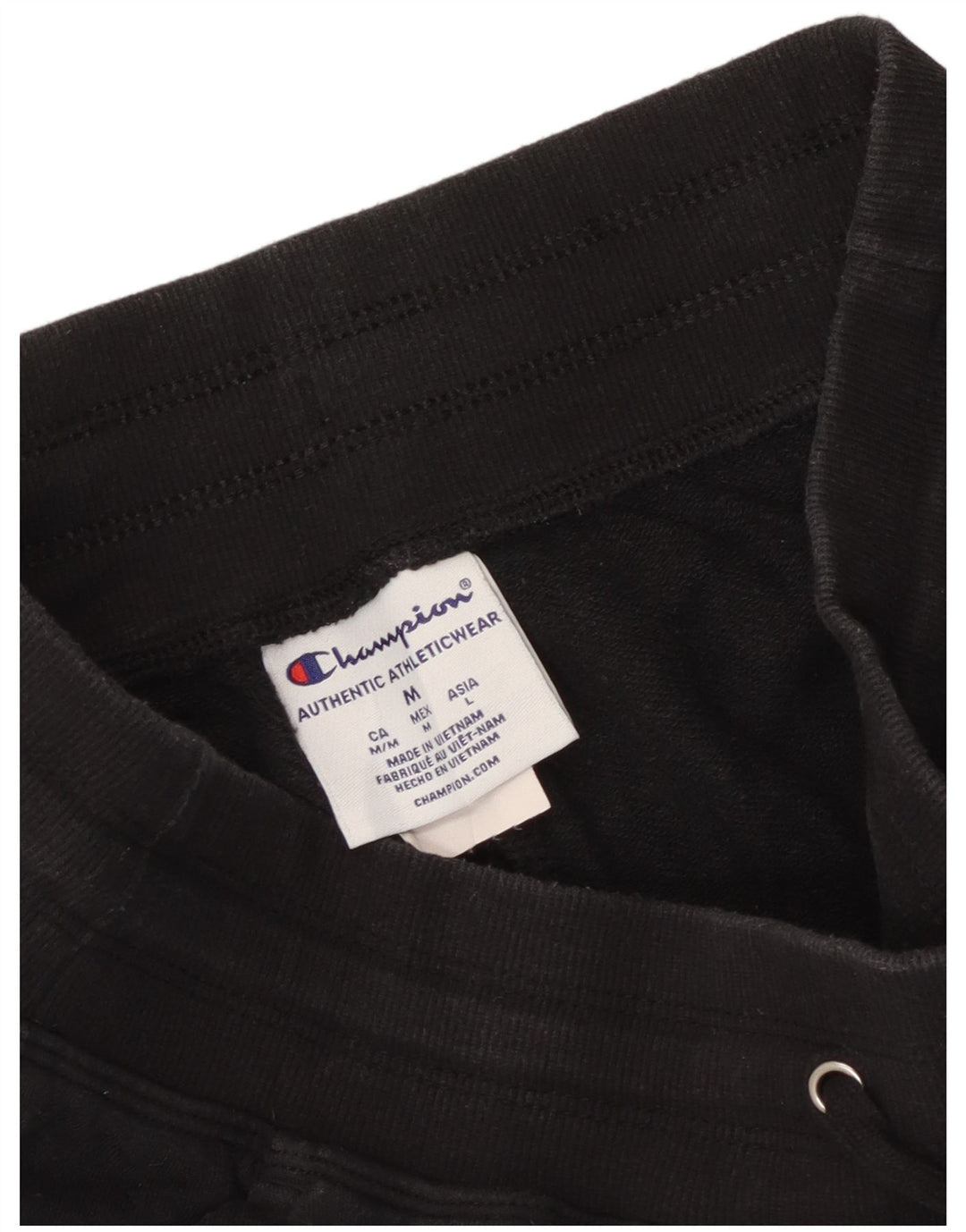 Champion Pantalones de chándal para mujer UK 44 Mediano Algodón negro