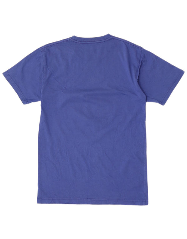 Vans Camiseta con gráfico de ajuste clásico para hombre, talla pequeña, azul