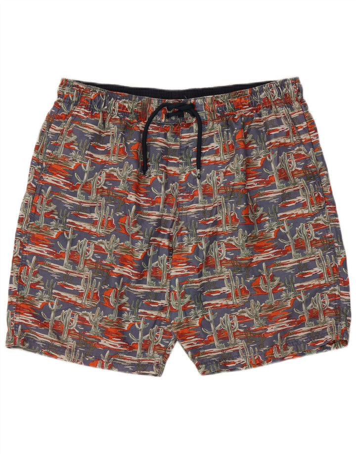 Marks & Spencer Bañador con Estampado Abstracto para Hombre XL Multicolor
