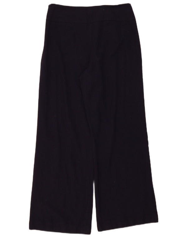 Hobbs Pantalones casuales de cintura alta para mujer UK 12 Medium W32 L30 Azul marino