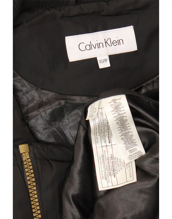 Chaleco acolchado para mujer CALVIN KLEIN UK 6 XS Poliéster negro