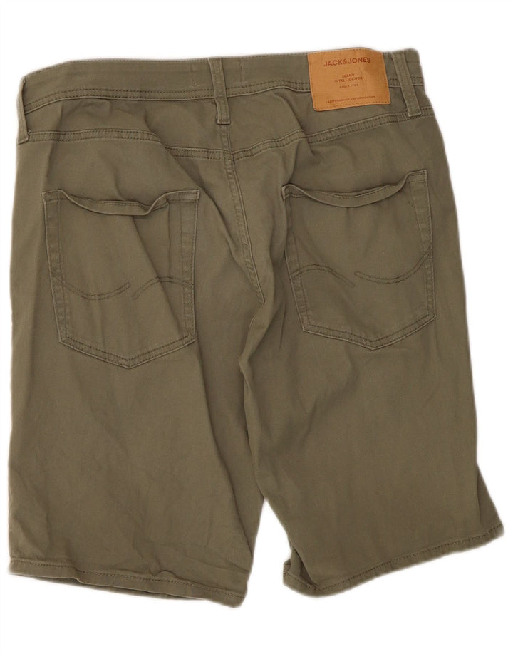 Jack & Jones Hombre Pantalones Cortos Casuales Medium W34 Algodón Caqui