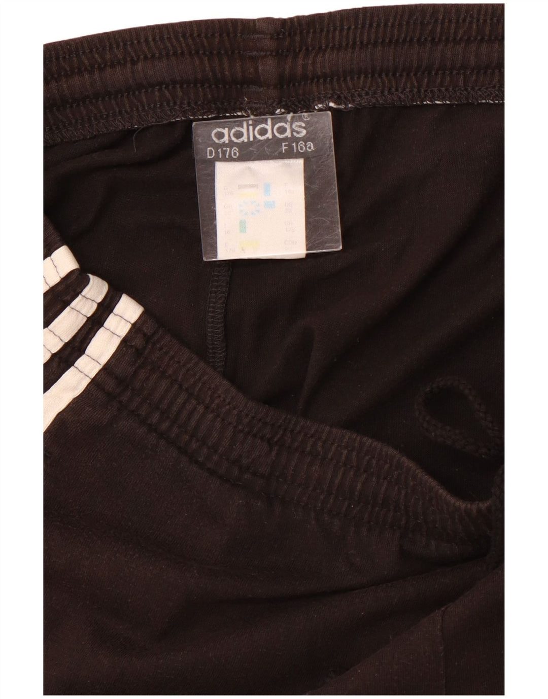 ADIDAS Pantalón corto deportivo para niño 15-16 años Negro Algodón