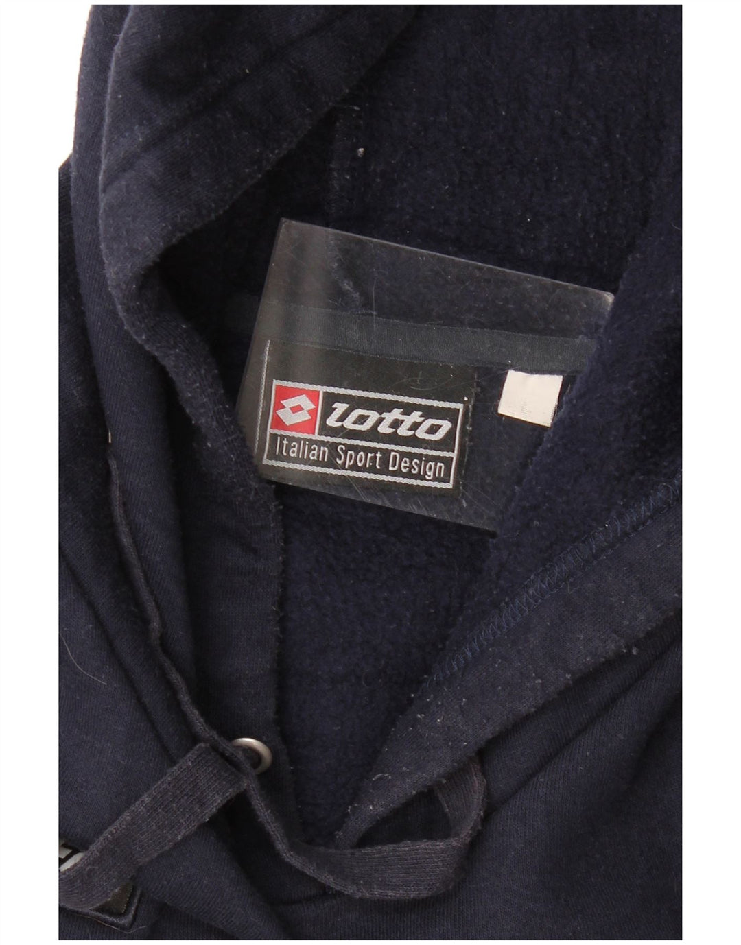 LOTTO Jersey con capucha para hombre, talla grande, color azul marino