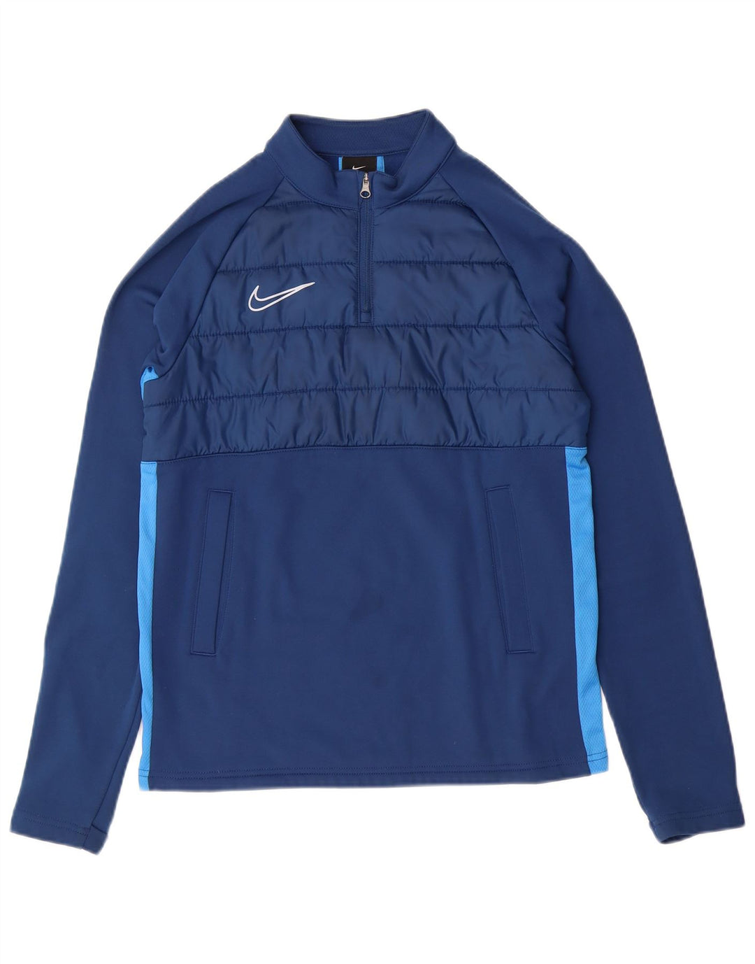 NIKE Boys Dri Fit Jersey Chándal Top 12-13 años Grande Azul
