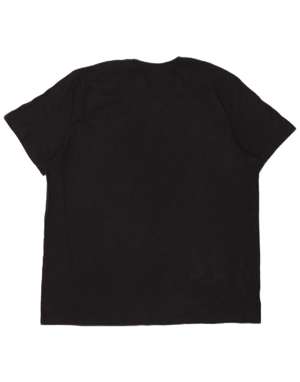 Nike Camiseta gráfica para hombre Top 2XL Algodón negro