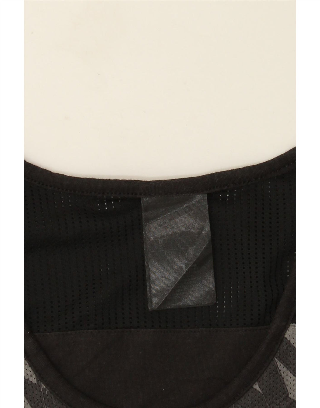 Adidas Hombre Chaleco Top Pequeño Algodón Geométrico Negro