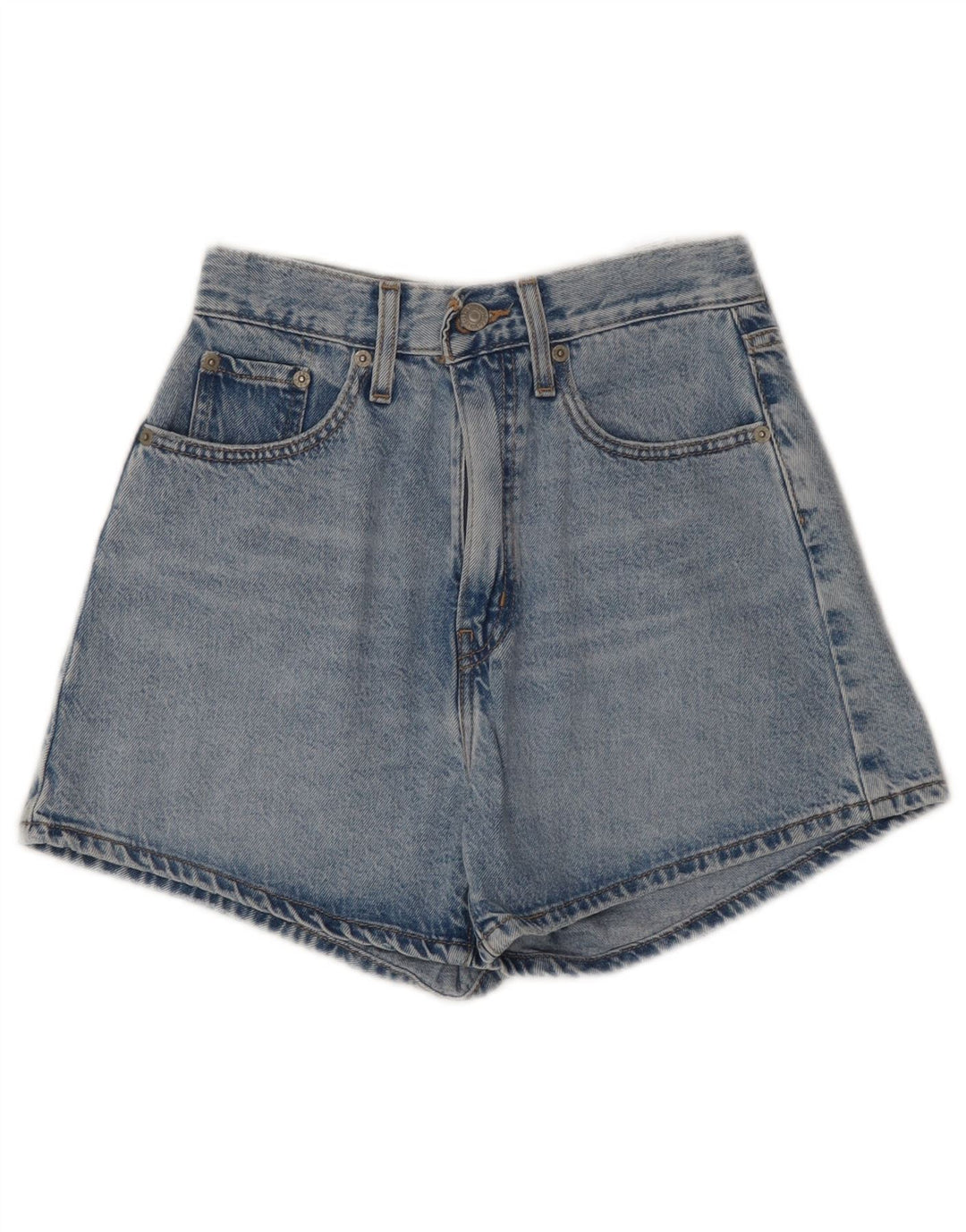LEVI'S Shorts Vaqueros Mujer W24 XS Algodón Azul