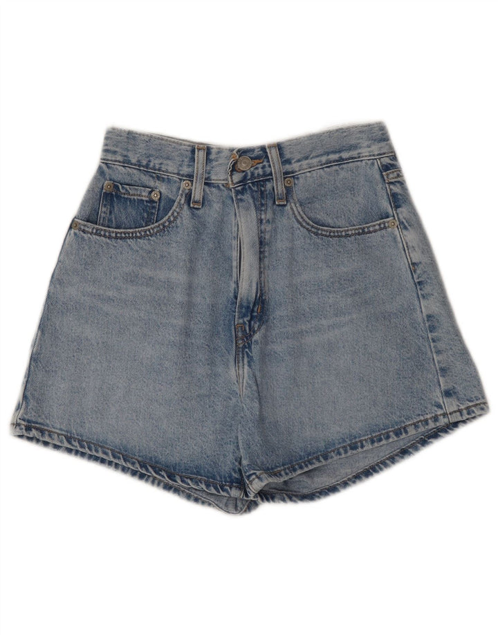 LEVI'S Shorts Vaqueros Mujer W24 XS Algodón Azul