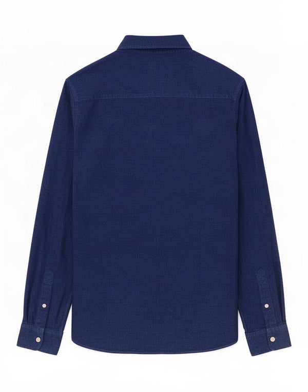 Camisa Jack & Jones Hombre Grande Azul Marino Algodón