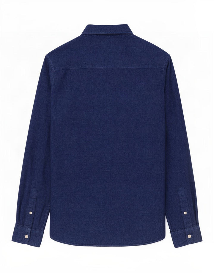 Camisa Jack & Jones Hombre Grande Azul Marino Algodón