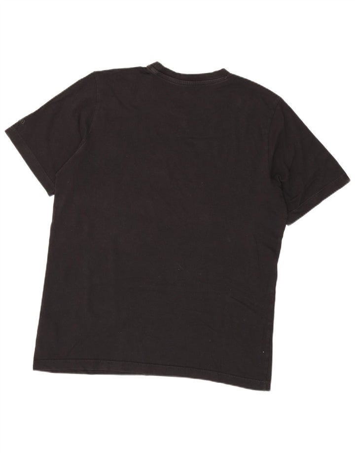 Adidas - Camiseta gráfica para hombre, talla mediana, algodón negro
