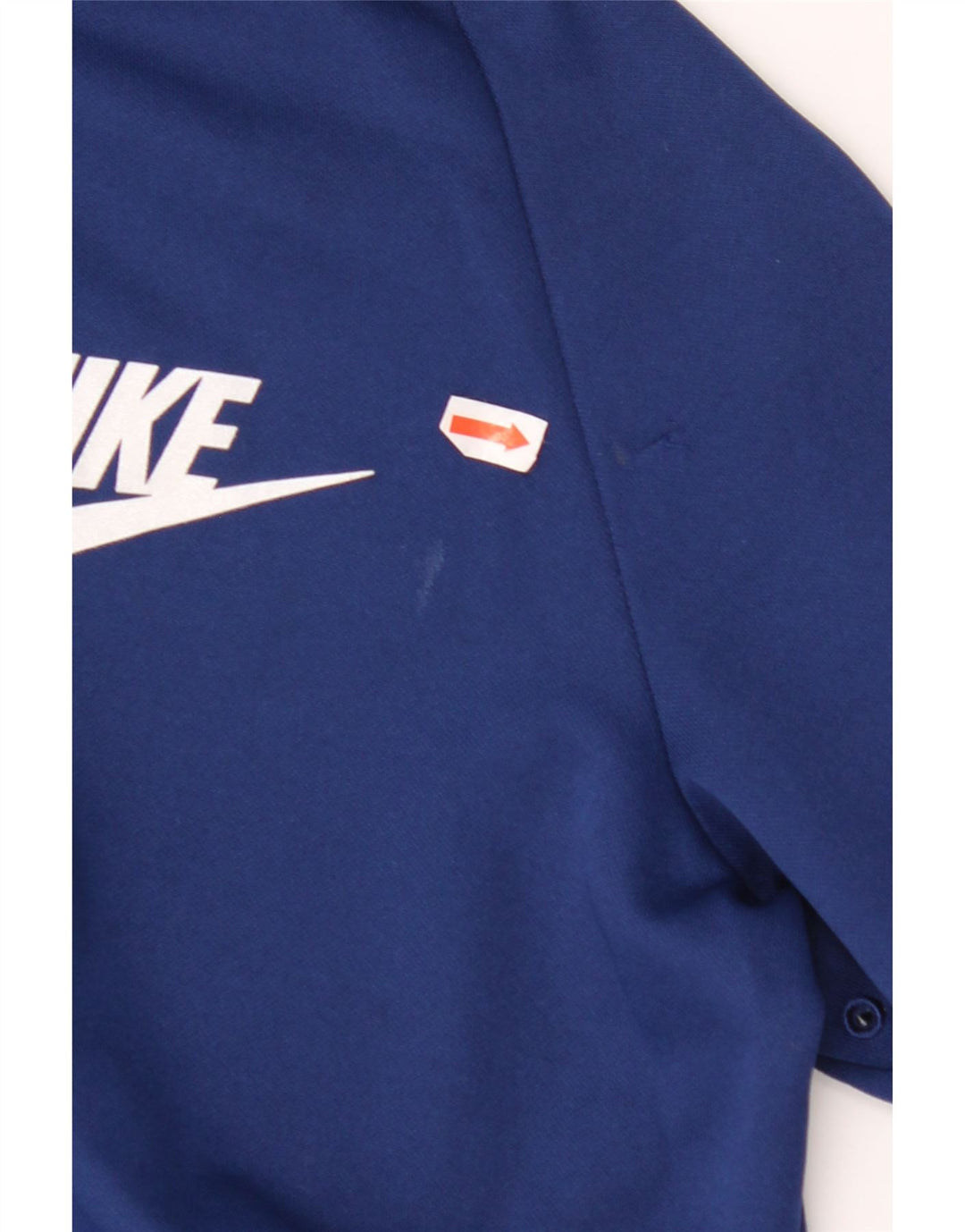 NIKE Sudadera con capucha y cremallera para niños, talla grande, color azul marino, 12-13 años
