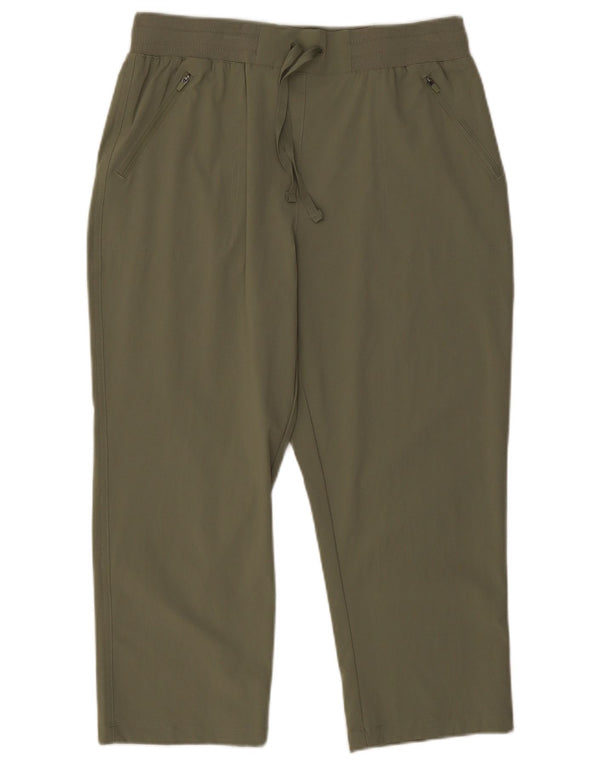 Pantalones capri para mujer Mountain Warehouse UK 40 Medium W30 L21 Caqui