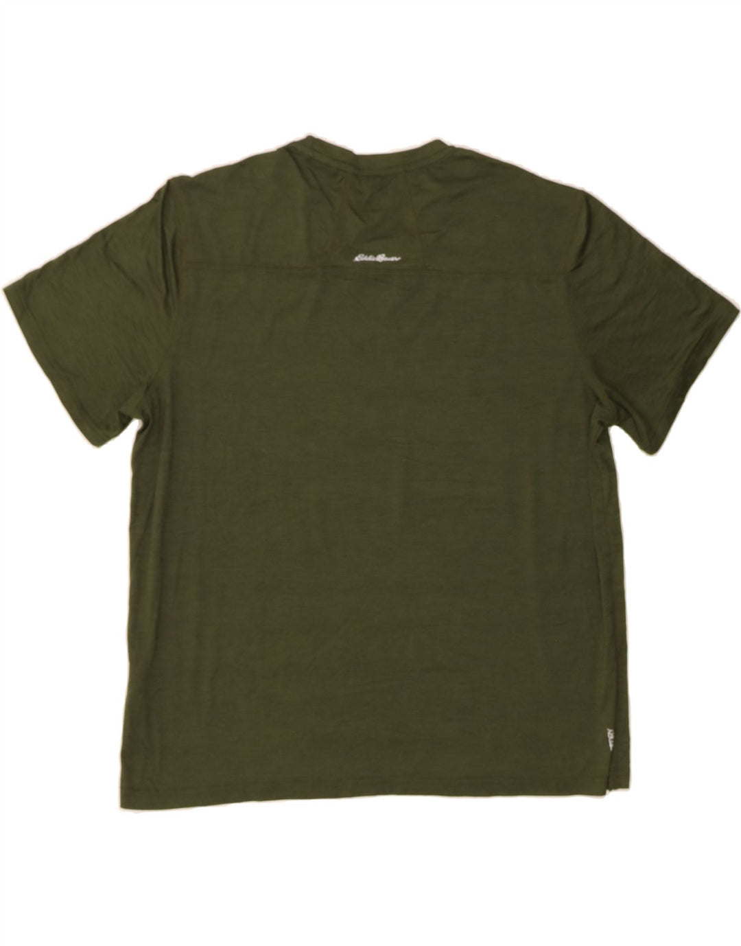 EDDIE BAUER Mens T-Shirt Top XL Green Vintage Eddie Bauer and Second-Hand Eddie Bauer from Messina Hembry 