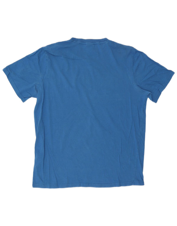 Champion Camiseta gráfica para hombre Top 3XL Algodón azul