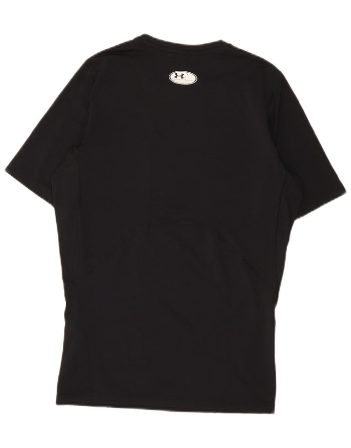 Under Armour Camiseta de compresión para hombre, talla grande, poliéster negro