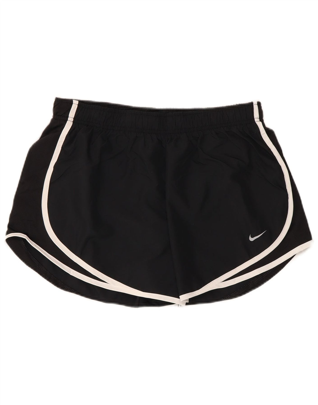 NIKE Pantalones cortos deportivos para mujer UK 44 Grande Poliéster negro