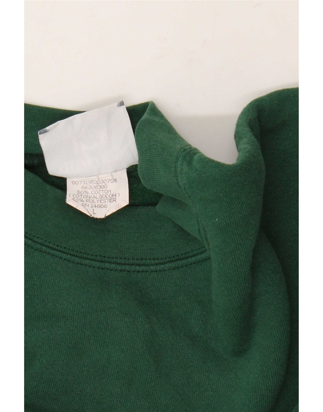 Lee Sudadera Con Estampado De Hombre Jersey Grande De Algodón Verde