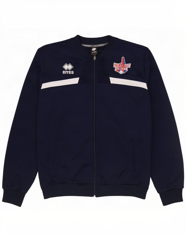 Errea Mens Graphic Chándal Top Chaqueta Grande Azul Marino Colorblock