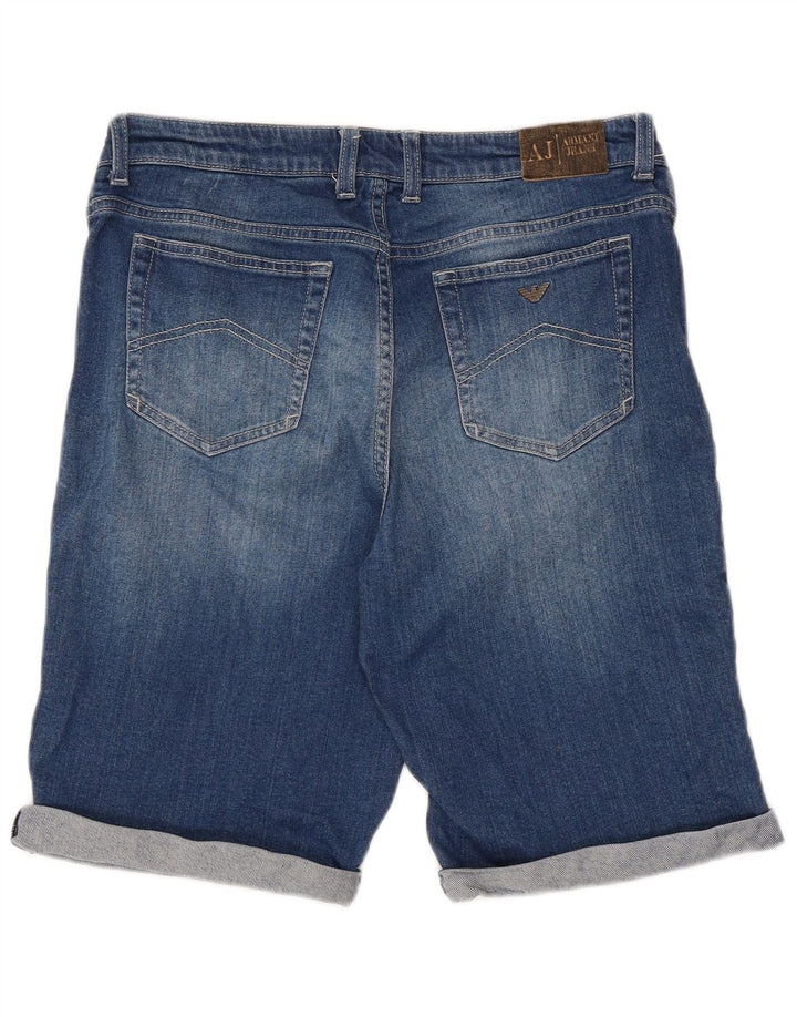 Armani Junior Pantalones cortos vaqueros para niño 15-16 años W32 Algodón azul